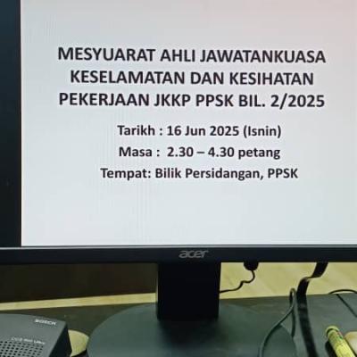 PPSK OSH COMMITEE MEETING (2/2025) ON 16 JUNE 2025